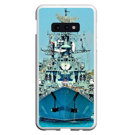 Чехол для Samsung S10E с принтом Сторожевой корабль в Петрозаводске, Силикон | Область печати: задняя сторона чехла, без боковых панелей | 3d | море | севастополь | сторожевой корабль | судно | черноморский флот