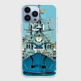Чехол для iPhone 13 Pro Max с принтом Сторожевой корабль в Петрозаводске,  |  | 3d | море | севастополь | сторожевой корабль | судно | черноморский флот