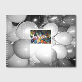 Альбом для рисования с принтом The Weeknd в Петрозаводске, 100% бумага
 | матовая бумага, плотность 200 мг. | Тематика изображения на принте: the weeknd | викенд | тесфайе | уикенд
