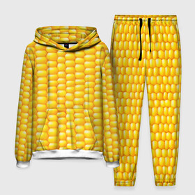 Мужской костюм 3D (с толстовкой) с принтом Сладкая вареная кукуруза в Петрозаводске,  |  | Тематика изображения на принте: еда | кукуруза