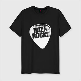 Мужская футболка премиум с принтом Ibiza Rocks Black & White в Петрозаводске, 92% хлопок, 8% лайкра | приталенный силуэт, круглый вырез ворота, длина до линии бедра, короткий рукав | dj | ibiza | pink | rocks | вечеринка | гламур | диджей | дизайн | ибица | клуб | мода | остров | отпуск | пафос | путешествие | рок | стиль