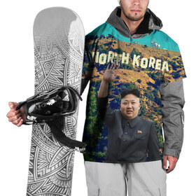 Накидка на куртку 3D с принтом NORTH KOREA в Петрозаводске, 100% полиэстер |  | hollywood | kim jong un | north korea | ким чен ын | северная корея