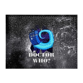 Обложка для студенческого билета с принтом Doctor who? в Петрозаводске, натуральная кожа | Размер: 11*8 см; Печать на всей внешней стороне | 3d | арт | доктор кто | звезды | космос | надпись | сериал | фильмы