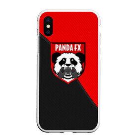 Чехол для iPhone XS Max матовый с принтом PandafxTM в Петрозаводске, Силикон | Область печати: задняя сторона чехла, без боковых панелей | Тематика изображения на принте: 7f united | fifa | pandafx | панда