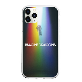 Чехол для iPhone 11 Pro Max матовый с принтом Imagine Dragons в Петрозаводске, Силикон |  | demons | evolve | mirrors | radioactive | драконы | космос | музыка | нло | ночь | поп | радуга | рок | свет