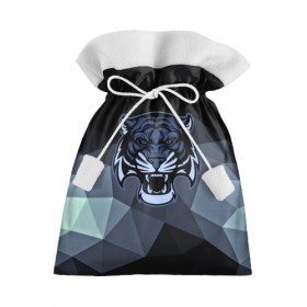 Подарочный 3D мешок с принтом Тигр в Петрозаводске, 100% полиэстер | Размер: 29*39 см | 