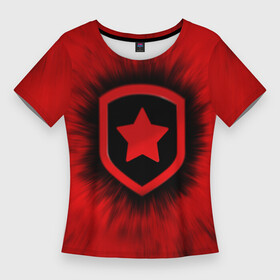 Женская футболка 3D Slim с принтом Team Gambit в Петрозаводске,  |  | cs | csgo | dota | dota 2 | gambit | team gambit | гамбит | дота | киберспорт | кс | ксго