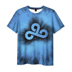 Мужская футболка 3D с принтом Team Cloud9 в Петрозаводске, 100% полиэфир | прямой крой, круглый вырез горловины, длина до линии бедер | cloud9 | csgo | dota. cs | dota2 | team cloud9 | дота | киберспорт | клауд9 | кс | ксго | облака