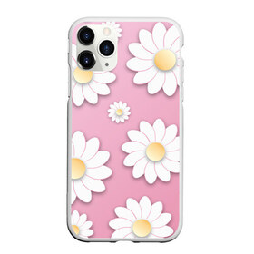 Чехол для iPhone 11 Pro матовый с принтом Ромашки в Петрозаводске, Силикон |  | весна | природа | ромашки | цветы