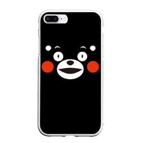 Чехол для iPhone 7Plus/8 Plus матовый с принтом Kumamon в Петрозаводске, Силикон | Область печати: задняя сторона чехла, без боковых панелей | Тематика изображения на принте: kumamon | во имя сатаны | во славу сатане | кумамон