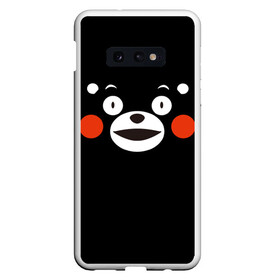 Чехол для Samsung S10E с принтом Kumamon в Петрозаводске, Силикон | Область печати: задняя сторона чехла, без боковых панелей | Тематика изображения на принте: kumamon | во имя сатаны | во славу сатане | кумамон