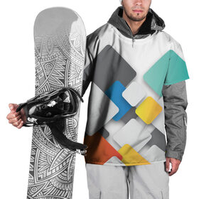 Накидка на куртку 3D с принтом Цветные квадраты в Петрозаводске, 100% полиэстер |  | Тематика изображения на принте: squares | квадраты | прямоугольники | текстуры