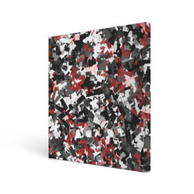 Холст квадратный с принтом Городской камуфляж в Петрозаводске, 100% ПВХ |  | Тематика изображения на принте: camo | urban | белый | гранж | красный | маскировка | милитари | паттерн | серый | текстура