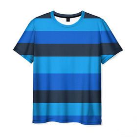 Мужская футболка 3D с принтом Фк Зенит в Петрозаводске, 100% полиэфир | прямой крой, круглый вырез горловины, длина до линии бедер | blue | champions | league | петербург | санкт | синий | форма