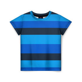 Детская футболка 3D с принтом Фк Зенит в Петрозаводске, 100% гипоаллергенный полиэфир | прямой крой, круглый вырез горловины, длина до линии бедер, чуть спущенное плечо, ткань немного тянется | blue | champions | league | петербург | санкт | синий | форма