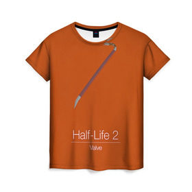 Женская футболка 3D с принтом Монтировка в Петрозаводске, 100% полиэфир ( синтетическое хлопкоподобное полотно) | прямой крой, круглый вырез горловины, длина до линии бедер | 