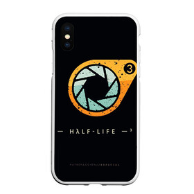 Чехол для iPhone XS Max матовый с принтом Half-Life 3 в Петрозаводске, Силикон | Область печати: задняя сторона чехла, без боковых панелей | freeman | gordon | half | halflife | hl | life | гордон | лайф | фримен | халва | халф | халфлайф | халява