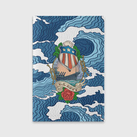 Обложка для паспорта матовая кожа с принтом U.S.Navy в Петрозаводске, натуральная матовая кожа | размер 19,3 х 13,7 см; прозрачные пластиковые крепления | Тематика изображения на принте: 3d | blue | брызги | вмф | вода | военный | волны | исторический | капли | корабль | лето | море | моряк | океан | природа | фрегат | шторм