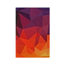 Обложка для паспорта матовая кожа с принтом Geometric в Петрозаводске, натуральная матовая кожа | размер 19,3 х 13,7 см; прозрачные пластиковые крепления | abstract | abstraction | color | geometry | mirror | polygon | абстракция | геометрия | грани | линии | полигоны | сочетания | треугольники
