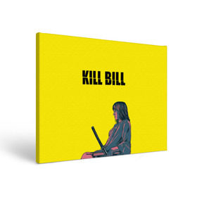 Холст прямоугольный с принтом Убить Билла в Петрозаводске, 100% ПВХ |  | kill bill | катана | квентин | меч | невеста | тарантино | ума турман