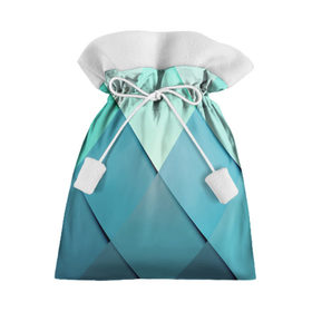 Подарочный 3D мешок с принтом Blue rhombuses в Петрозаводске, 100% полиэстер | Размер: 29*39 см | beautiful | blue | bright | color | figures | original | rhombuses | голубое | зелёное | зелёный | красивое | красота | ромбы | синее | синий | фигура | фигуры | цвет | яркое