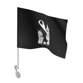 Флаг для автомобиля с принтом Шерлок Холмс в Петрозаводске, 100% полиэстер | Размер: 30*21 см | holmes | sherlock | sherlock holmes | англия | великобритания | сыщик | холмс | шерлок