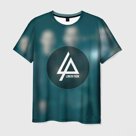 Мужская футболка 3D с принтом Для любителя Linkin Park в Петрозаводске, 100% полиэфир | прямой крой, круглый вырез горловины, длина до линии бедер | linkin park | беннингтон | линкин парк | логотип | майк | рок | честер | честор | шинода