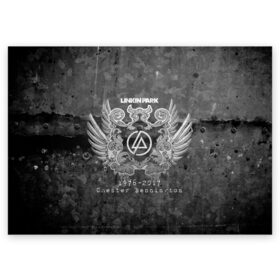 Поздравительная открытка с принтом 2017 Chester Linkin Park в Петрозаводске, 100% бумага | плотность бумаги 280 г/м2, матовая, на обратной стороне линовка и место для марки
 | bennington | chester | linkin park | беннингтон | линкин парк | майк | честер | шинода