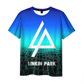 Мужская футболка 3D с принтом Linkin Park в Петрозаводске, 100% полиэфир | прямой крой, круглый вырез горловины, длина до линии бедер | 3d | chester bennington | grey daze | linkin park | stone temple pilots | альтернатива | беннингтон | музыка | честер