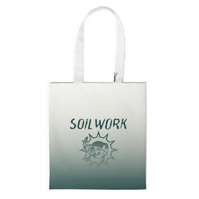 Сумка 3D повседневная с принтом Soilwork metal band logo в Петрозаводске, 100% полиэстер | Плотность: 200 г/м2; Размер: 34×35 см; Высота лямок: 30 см | 