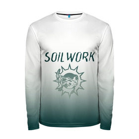 Мужской лонгслив 3D с принтом Soilwork metal band logo в Петрозаводске, 100% полиэстер | длинные рукава, круглый вырез горловины, полуприлегающий силуэт | 