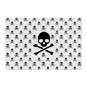 Магнитный плакат 3Х2 с принтом Черепа в Петрозаводске, Полимерный материал с магнитным слоем | 6 деталей размером 9*9 см | black milk | bones | dg | pattern | skull | skulls | кости | узор | череп | черепа