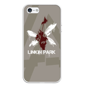 Чехол для iPhone 5/5S матовый с принтом Linkin Park - Hybrid logos в Петрозаводске, Силикон | Область печати: задняя сторона чехла, без боковых панелей | 0x000000123 | chester | hybrid | linkin park | линкин парк