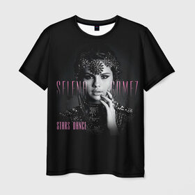 Мужская футболка 3D с принтом Selena Gomez в Петрозаводске, 100% полиэфир | прямой крой, круглый вырез горловины, длина до линии бедер | selena gomez