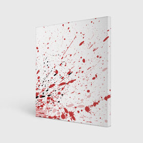 Холст квадратный с принтом Брызги в Петрозаводске, 100% ПВХ |  | 3d | абстракция | абстракция красок | арт | брызги | краска | кровь | прикольные | цветные | штрихи