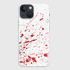 Чехол для iPhone 13 mini с принтом Брызги в Петрозаводске,  |  | 3d | абстракция | абстракция красок | арт | брызги | краска | кровь | прикольные | цветные | штрихи