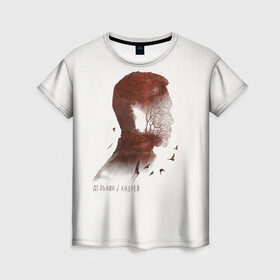 Женская футболка 3D с принтом Дельфин/Андрей в Петрозаводске, 100% полиэфир ( синтетическое хлопкоподобное полотно) | прямой крой, круглый вырез горловины, длина до линии бедер | дельфин