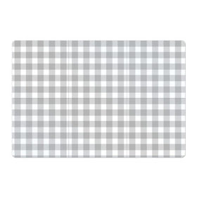 Магнитный плакат 3Х2 с принтом Grey squares в Петрозаводске, Полимерный материал с магнитным слоем | 6 деталей размером 9*9 см | Тематика изображения на принте: белый | клеточка | серый | текстура