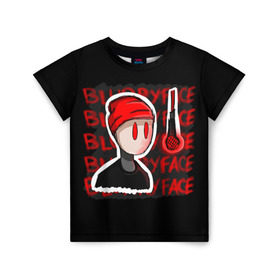 Детская футболка 3D с принтом Blurryface в Петрозаводске, 100% гипоаллергенный полиэфир | прямой крой, круглый вырез горловины, длина до линии бедер, чуть спущенное плечо, ткань немного тянется | rock | t.o.p. | top | twenty one pilots | рок