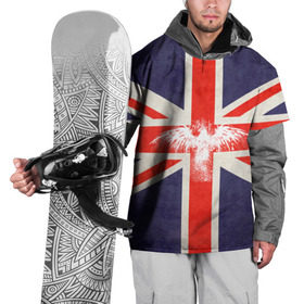 Накидка на куртку 3D с принтом Флаг Англии с белым орлом в Петрозаводске, 100% полиэстер |  | Тематика изображения на принте: london | англия | белый | брызги | великобритания | империя | клякса | крылья | лондон | необычный | объеденное королевство | орел | птица | символ | сокол | туманный альбион | флаг