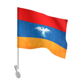 Флаг для автомобиля с принтом Флаг Армении с белым орлом в Петрозаводске, 100% полиэстер | Размер: 30*21 см | айастан | армения | белый | босеан | брызги | ереван | знамя | империя | клякса | крылья | кумач | необычный | орел | пойс | птица | символ | сокол | стяг | флаг | хайастан | штандарт