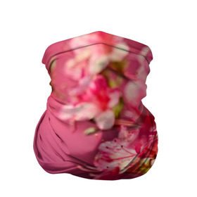 Бандана-труба 3D с принтом Сакура в Петрозаводске, 100% полиэстер, ткань с особыми свойствами — Activecool | плотность 150‒180 г/м2; хорошо тянется, но сохраняет форму | Тематика изображения на принте: 3d | flower | nature | pink | sakura | весна | деревья | природа | розовый | сакура | цветы | япония