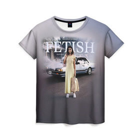 Женская футболка 3D с принтом Selena Gomez в Петрозаводске, 100% полиэфир ( синтетическое хлопкоподобное полотно) | прямой крой, круглый вырез горловины, длина до линии бедер | Тематика изображения на принте: selena gomez