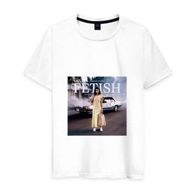 Мужская футболка хлопок с принтом Selena Gomez в Петрозаводске, 100% хлопок | прямой крой, круглый вырез горловины, длина до линии бедер, слегка спущенное плечо. | поп | поп рок | попса | селена гомес | селена гомис