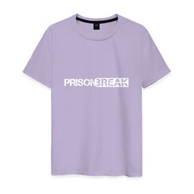 Мужская футболка хлопок с принтом Prison break 1 в Петрозаводске, 100% хлопок | прямой крой, круглый вырез горловины, длина до линии бедер, слегка спущенное плечо. | 