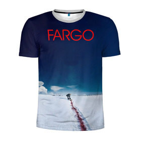 Мужская футболка 3D спортивная с принтом Fargo в Петрозаводске, 100% полиэстер с улучшенными характеристиками | приталенный силуэт, круглая горловина, широкие плечи, сужается к линии бедра | Тематика изображения на принте: фарго