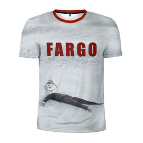 Мужская футболка 3D спортивная с принтом Fargo в Петрозаводске, 100% полиэстер с улучшенными характеристиками | приталенный силуэт, круглая горловина, широкие плечи, сужается к линии бедра | Тематика изображения на принте: фарго