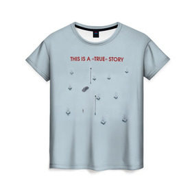 Женская футболка 3D с принтом Fargo в Петрозаводске, 100% полиэфир ( синтетическое хлопкоподобное полотно) | прямой крой, круглый вырез горловины, длина до линии бедер | фарго