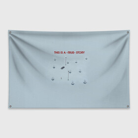 Флаг-баннер с принтом Fargo в Петрозаводске, 100% полиэстер | размер 67 х 109 см, плотность ткани — 95 г/м2; по краям флага есть четыре люверса для крепления | фарго