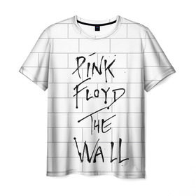 Мужская футболка 3D с принтом The Wall в Петрозаводске, 100% полиэфир | прямой крой, круглый вырез горловины, длина до линии бедер | pink floyd | пинк флоид